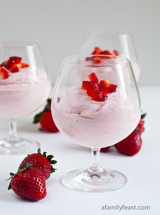 Strawberry Cheesecake Mousse A Family Feast