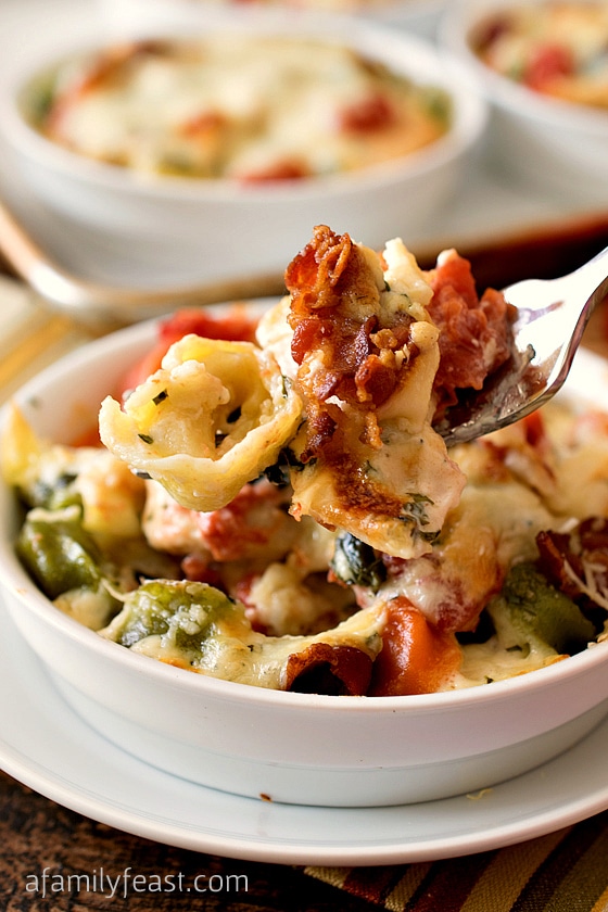 Baked Tortellini with Chicken Gratinati A Family Feast