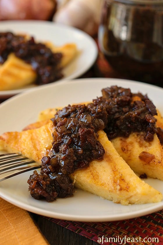 Grilled Polenta with Bacon Jam A Family Feast
