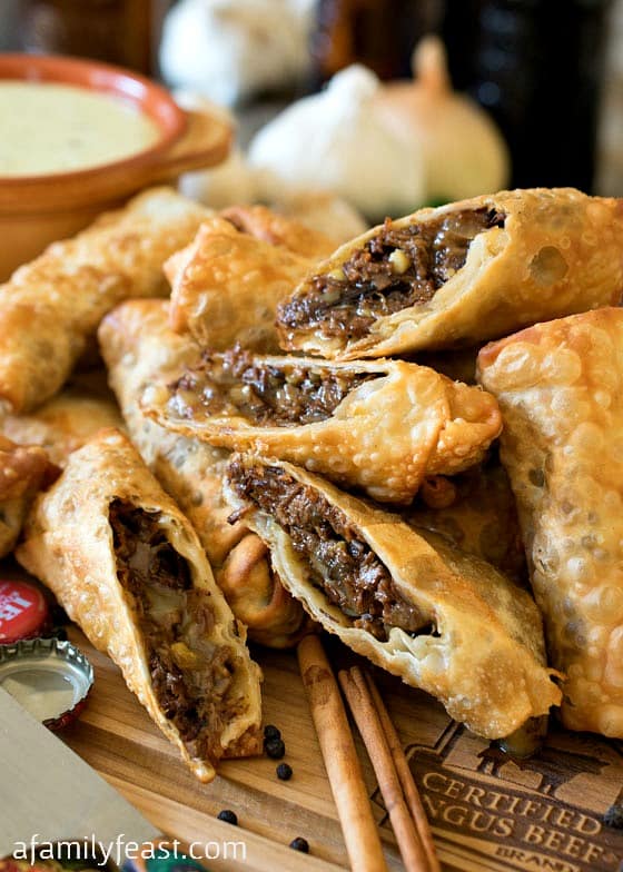 Cheesesteak Egg Rolls