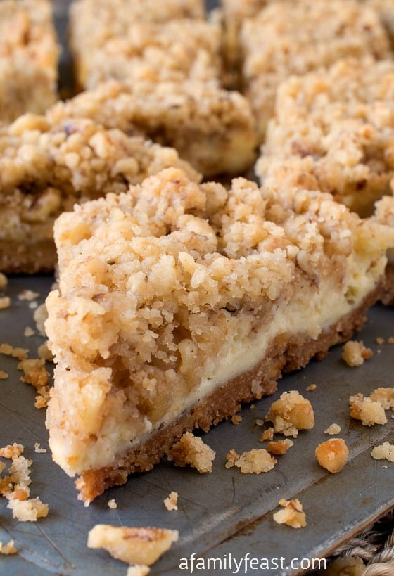 Cream Cheese Crumb Bars A Family Feast