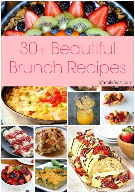 Mothers Day Brunch Recipes Over 30 beautiful brunch recipes for Mother's Day, or any special occasion! The collection