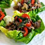 Moo Shu Beef Lettuce Cups - A Family Feast