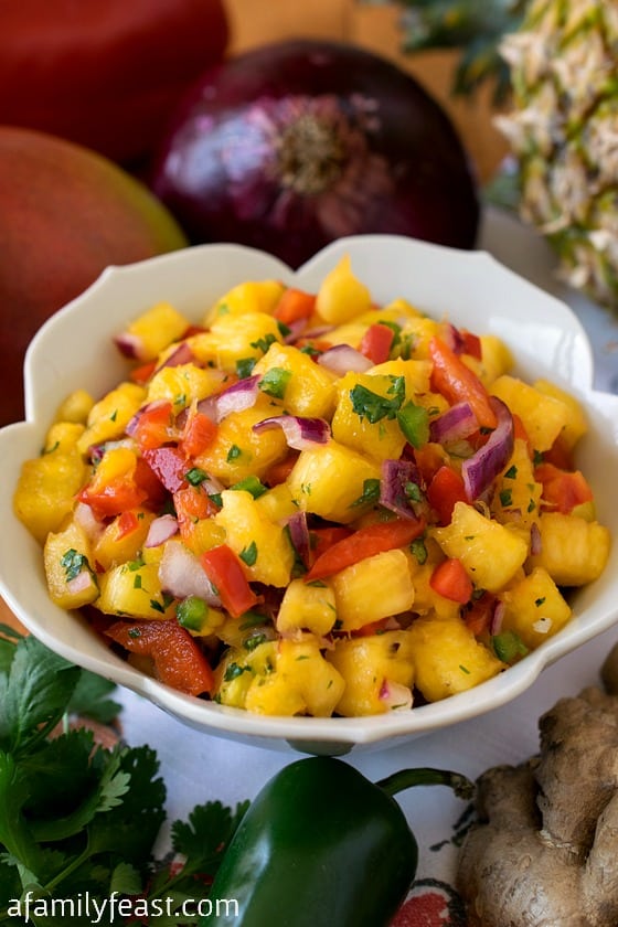 Pineapple Mango Salsa A Family Feast