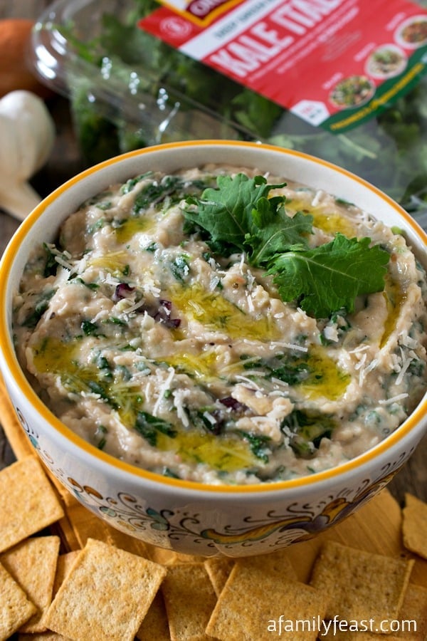 White Bean and Kale Dip - A Family Feast