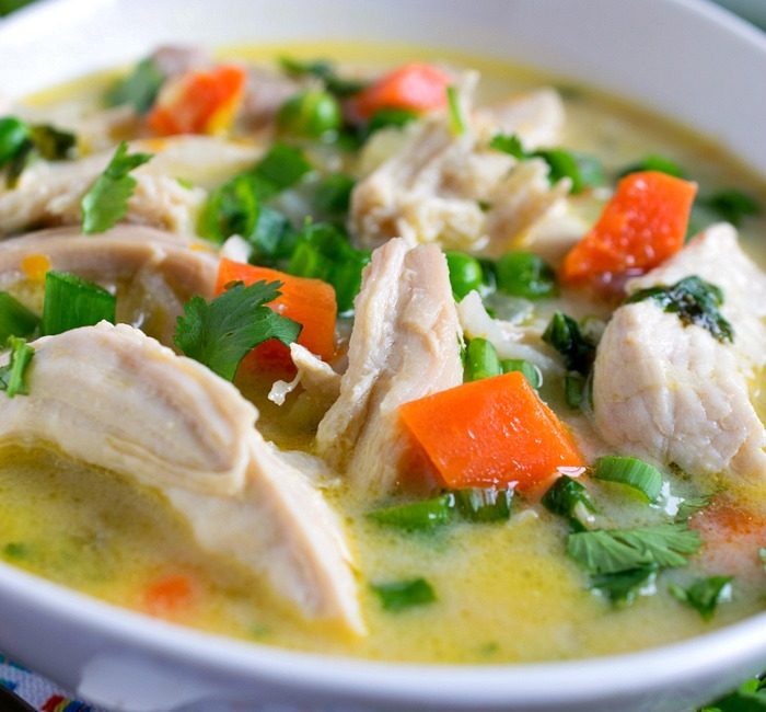 Citrus Chicken and Rice Soup